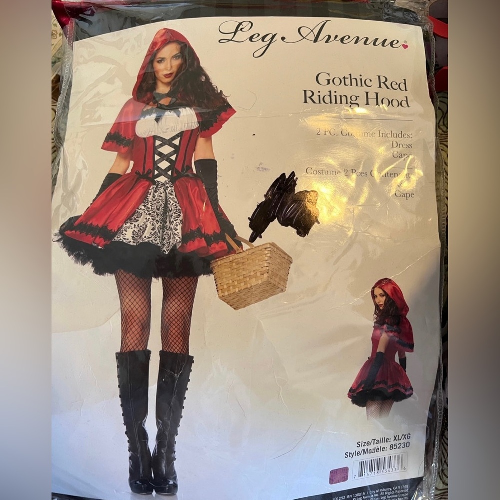 Leg Avenue Gothic Red Riding Hood